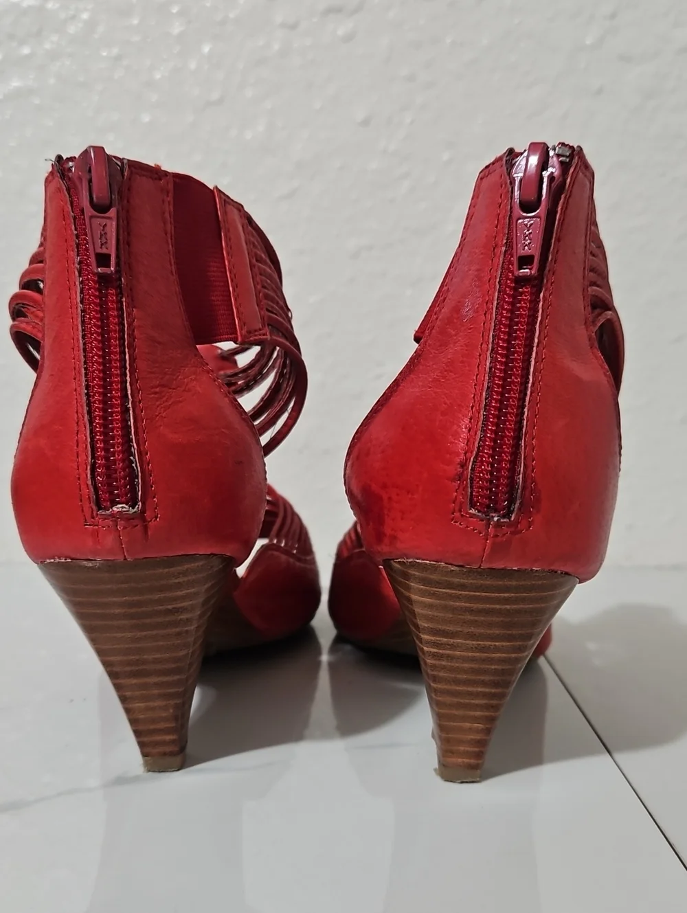 Miz Mooz Open Toe Ankle Strap Cone Heel Sandal
